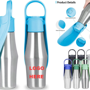 27OZ Stainless Steel Portable Pet Dog Water Bottle
