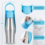 27OZ Stainless Steel Portable Pet Dog Water Bottle - Image 2