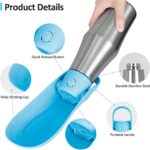 27OZ Stainless Steel Portable Pet Dog Water Bottle - Image 4