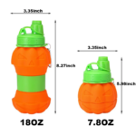 Pumpkin Silicone Folding Bottle - Image 3