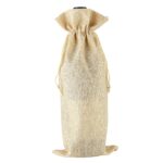 Burlap Wine Bag - Image 3
