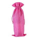 Burlap Wine Bag - Image 7