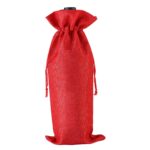 Burlap Wine Bag - Image 9
