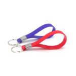 Printed Silicone Wristband with Keychain - Image 3