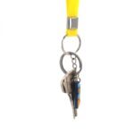 Printed Silicone Wristband with Keychain - Image 4