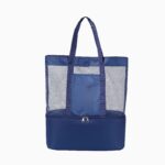 Beach Tote with Insulated Cooler and Pocket - Image 2