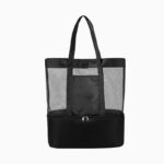 Beach Tote with Insulated Cooler and Pocket - Image 4