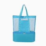 Beach Tote with Insulated Cooler and Pocket - Image 5