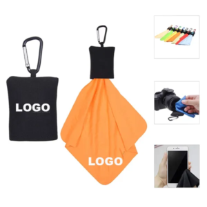 Microfiber Cleaning Cloth with Carabiner