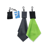 Microfiber Cleaning Cloth with Carabiner - Image 2
