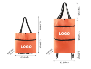 Oxford Cloth foldable Shopping Cart - Image 5
