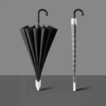 16 Bone Rainbow Umbrella with Hook Handle - Image 4
