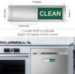 Dishwasher Magnet Dirty Clean Sign - Image 3