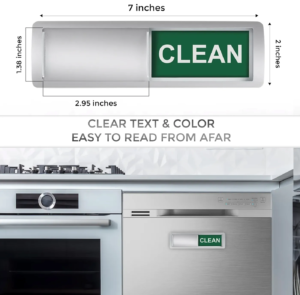 Dishwasher Magnet Dirty Clean Sign - Image 3
