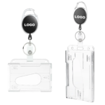Retractable ID Badge Holder With Clip - Image 2