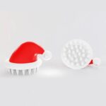 Christmas Santa Hat Silicone Massage Comb - Image 4