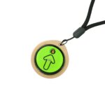 Wooden Compass with Nylon Lanyard - Image 2