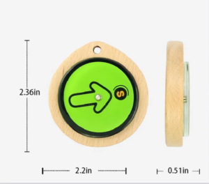 Wooden Compass with Nylon Lanyard - Image 4