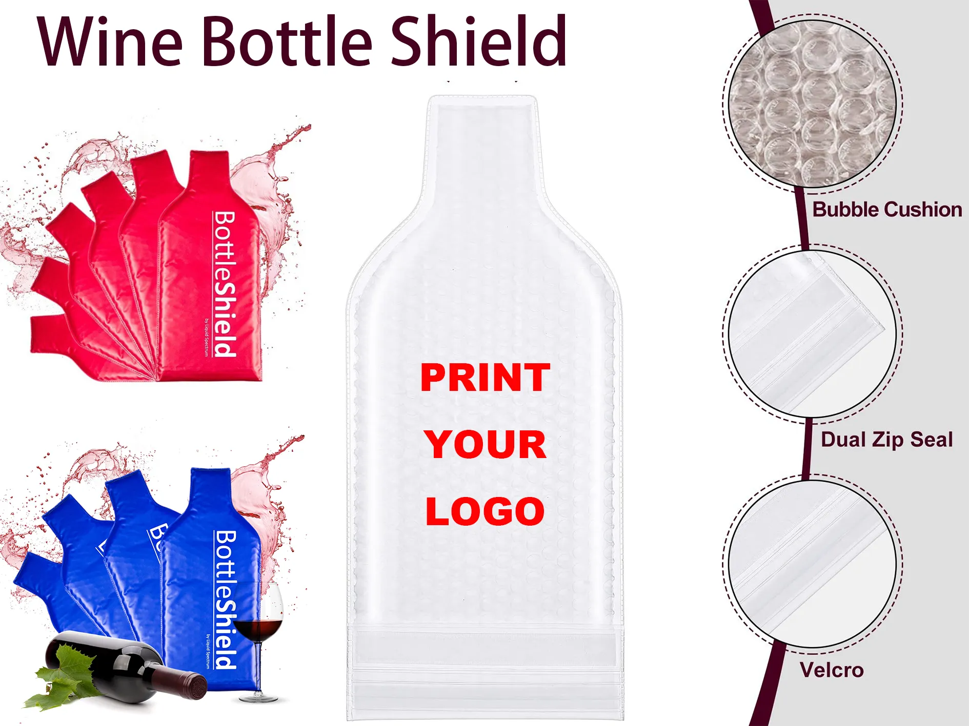 326938875.png Reusable Wine Protector Travel Bag - Image 1