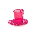 Bachelor Party Plastic Bead Chain Cup Transparent Shot Glass - Image 3
