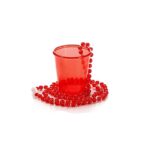 Bachelor Party Plastic Bead Chain Cup Transparent Shot Glass - Image 6