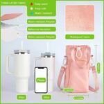 Water Bottle Carrier Bag with Pocket for Tumbler - Image 7