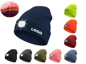 LED Light Cap Knit Beanie Hat