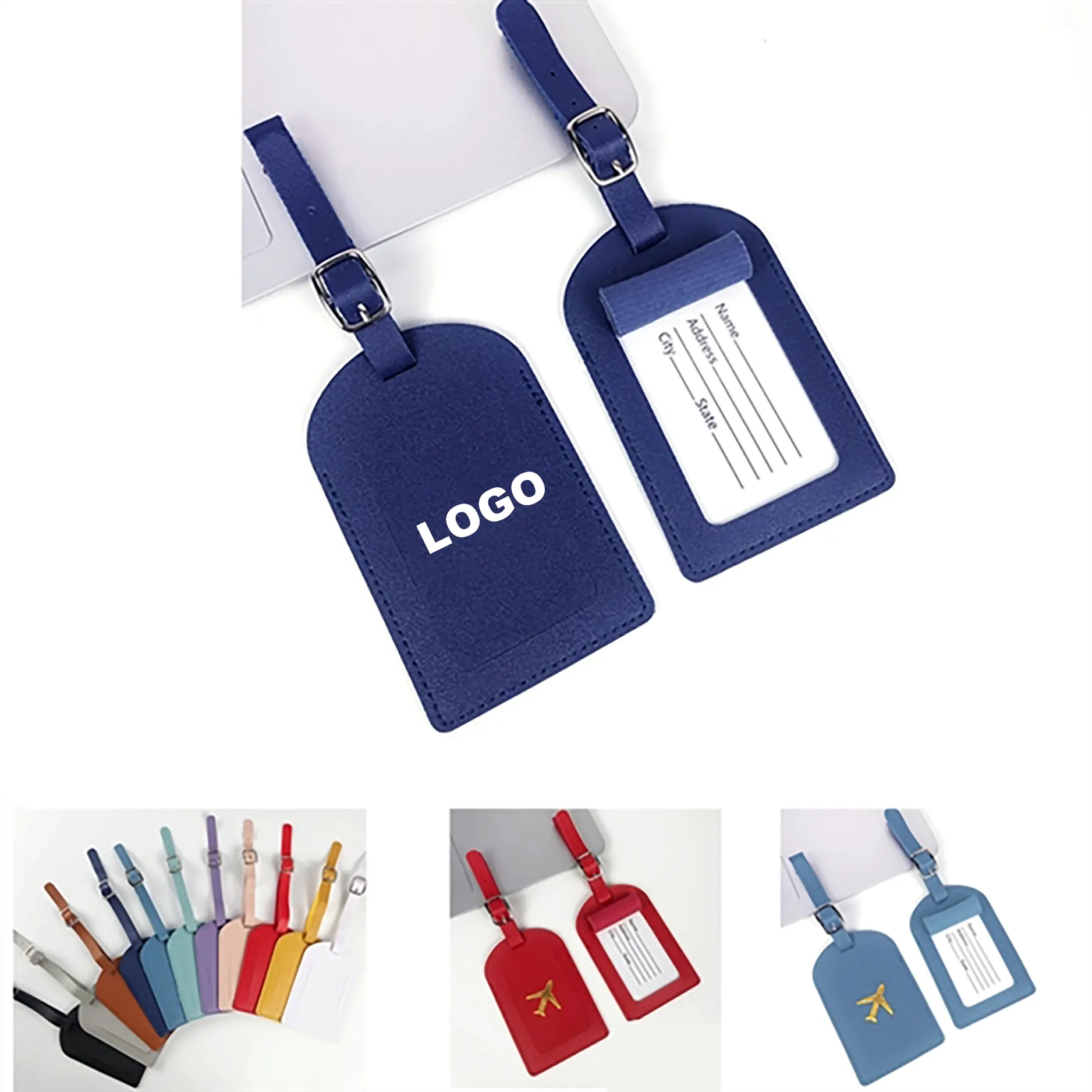 330331116.png PU Leather Luggage Tag - Image 1
