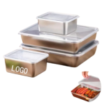 Stainless Steel Kitchen Tray with Lid