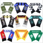 Acrylic Knit Stadium Scarf with Fringe