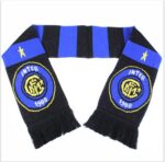 Acrylic Knit Stadium Scarf with Fringe - Image 3