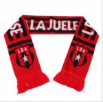 Acrylic Knit Stadium Scarf with Fringe - Image 4