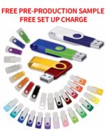 USB Memory Rotating Swivel Flash Drive