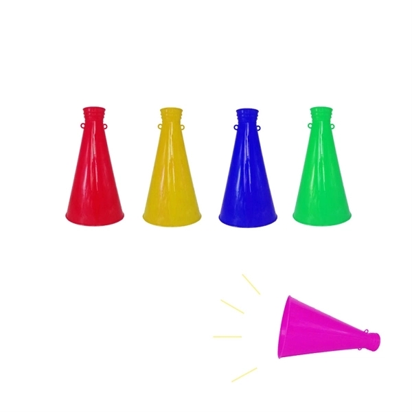 37030815.jpg 9in MegaPhone Plastic Mega Phone - Image 1