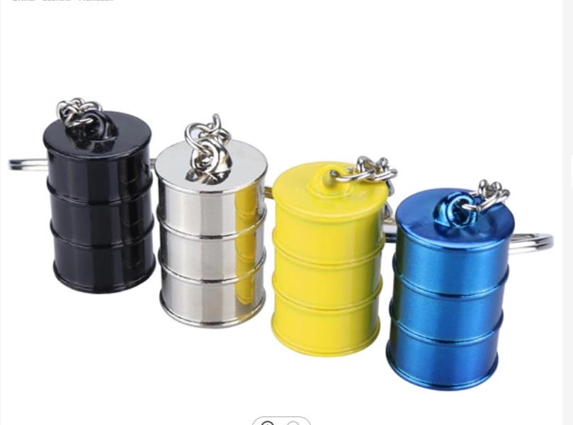 46825788.jpg Mini 3D Oil Drum Jerrican Key Chain - Image 1