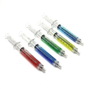 Ballpoint Clicker Syringe Pen