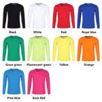 Long Sleeve Moisture Wicking Athletic Shirts