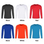 Long Sleeve Moisture Wicking Athletic Shirts - Image 2