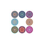 Round And Square Absorbent Ceramic Coasters - Image 2
