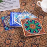 Round And Square Absorbent Ceramic Coasters - Image 3