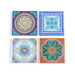 Round And Square Absorbent Ceramic Coasters - Image 5