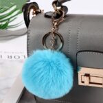 Pom  Fur Ball Keychain Fluffy Accessories - Image 3