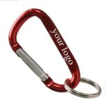 Aluminum Carabiner with key ring - Image 3